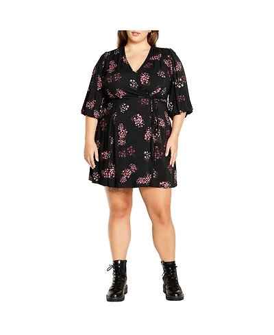 City Chic Women's Cassie Floral Dress