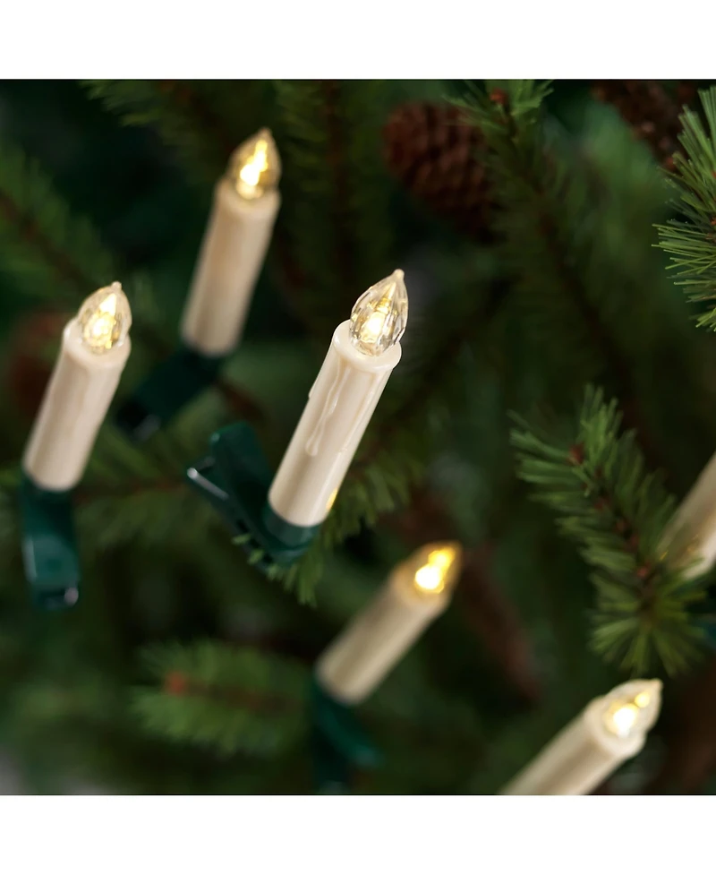 Led Clip on Taper Candle with Remote for Tree (Set of 24)