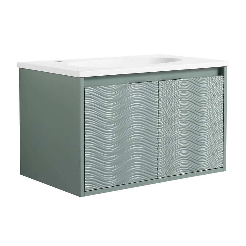 Streamdale 30" Wall-Mount Vanity with Soft-Close Doors