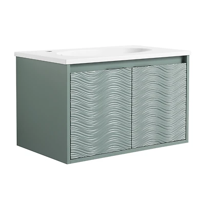 Streamdale 30" Wall-Mount Vanity with Soft-Close Doors