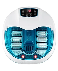 Slickblue Foot Spa Tub with Bubbles and Electric Massage Rollers for Home Use