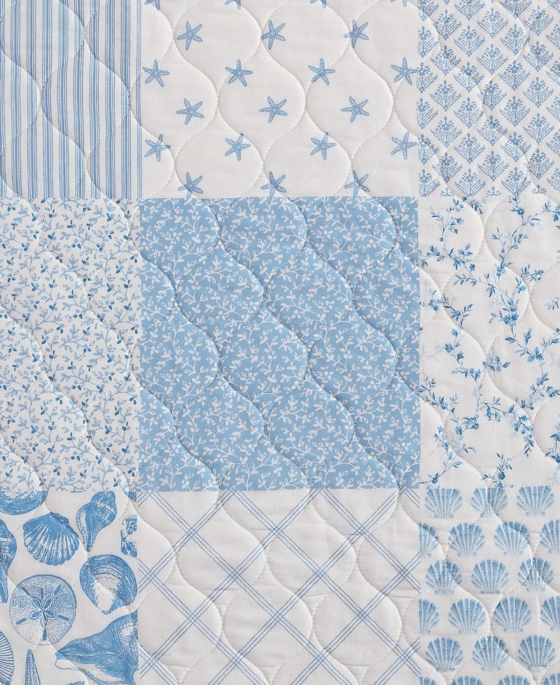Laura Ashley Colleens Reversible 3 Piece Quilt Set, King