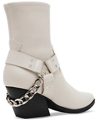 Dv Dolce Vita Women's Keeler Harness Moto Engineer Chain Heeled Boots