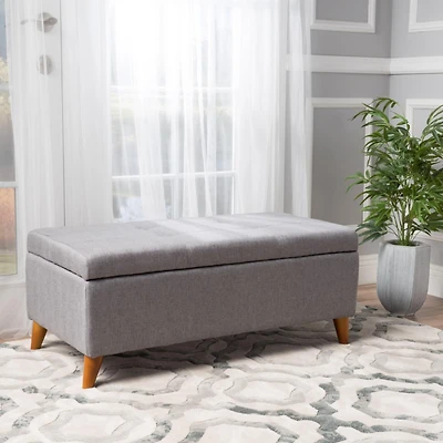Streamdale Stylish Lift-Top Storage Ottoman for Home Organization