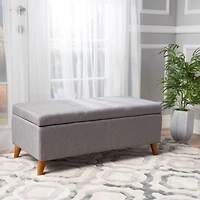 Streamdale Stylish Lift-Top Storage Ottoman for Home Organization