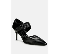 Aneri Buckle Detail Pump Sandals