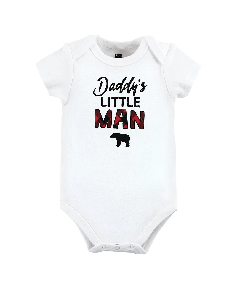 Hudson Baby Boys Cotton Bodysuit and Pant Set