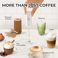 Powerful Mini Milk Frother Handheld - Electric Hand Mixer