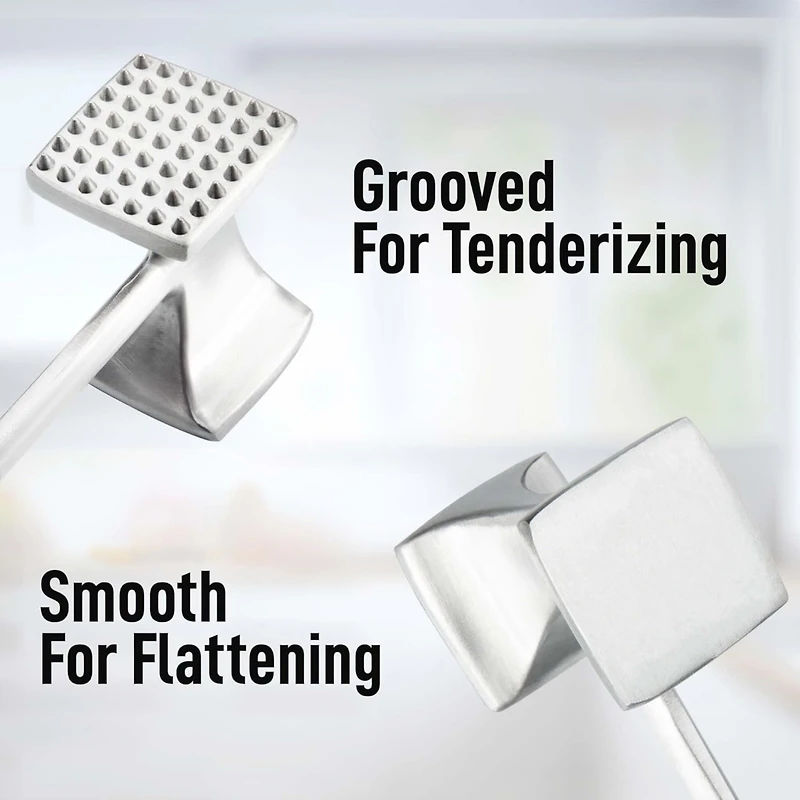 Professional Meat Hammer Tool with Comfort Grip Handle