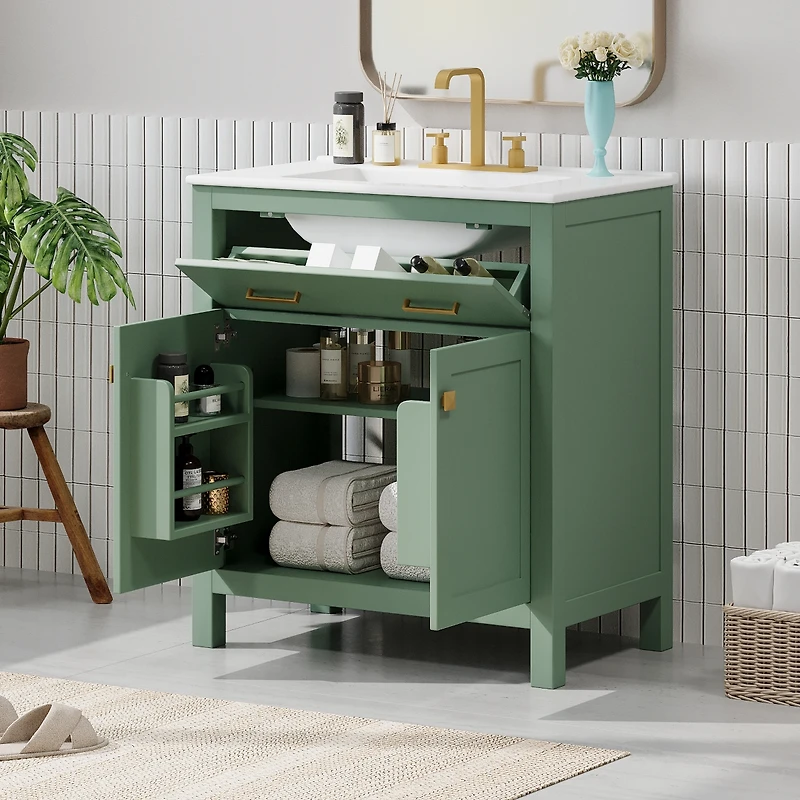 Streamdale Elegant 30-inch Modern Bathroom Vanity with Ample Storage