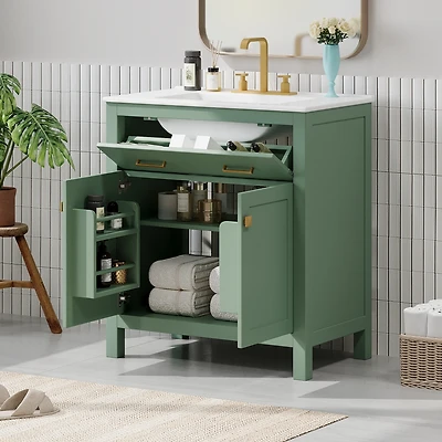 Streamdale Elegant 30-inch Modern Bathroom Vanity with Ample Storage