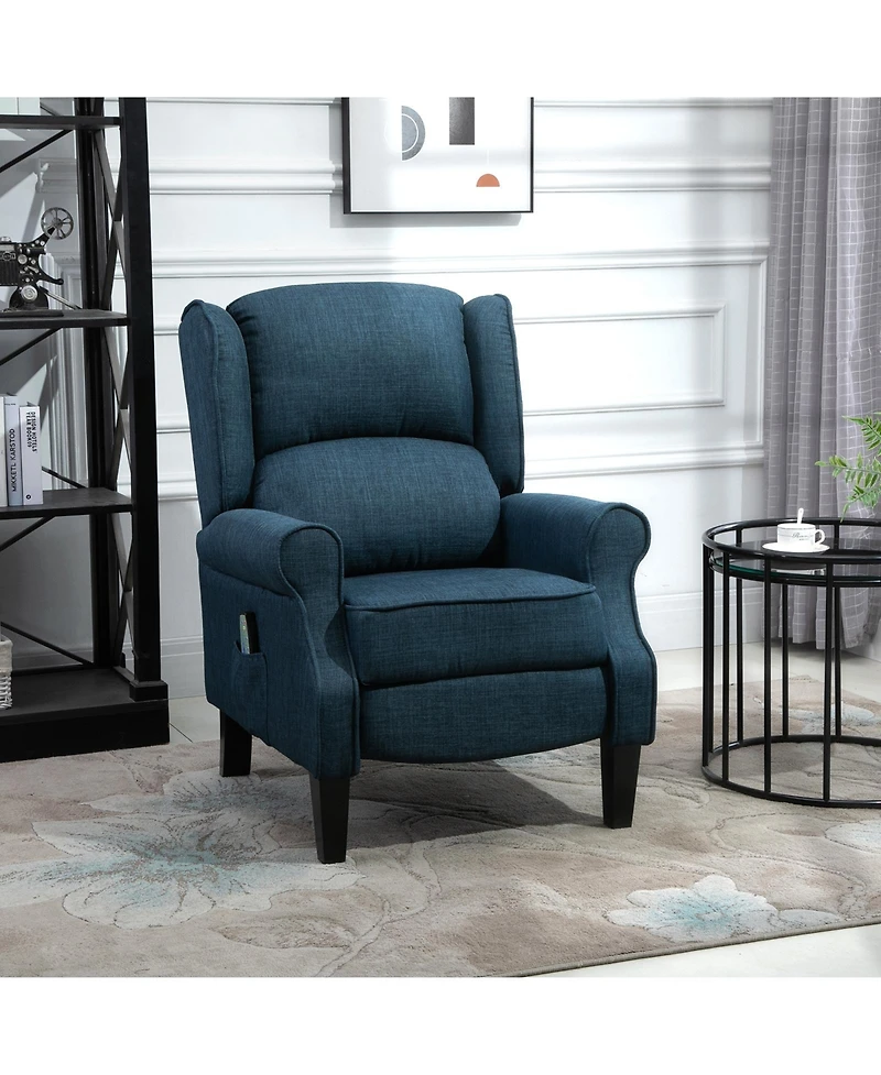 Homcom Massage Recliner Sofa with Heat Function, Remote Control,
