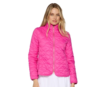 G Lifestyle Clothing Women's Double Zip Padded Jacket