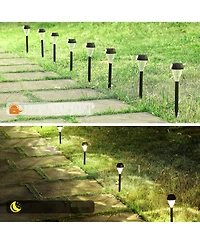 Maggift Solar Pathway Lights: Outdoor, Waterproof - 12 Pack