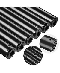Yescom 10 Ft String Light Pole Outdoor Metal Pole Aluminum Patio Backyard Party 4 Pack