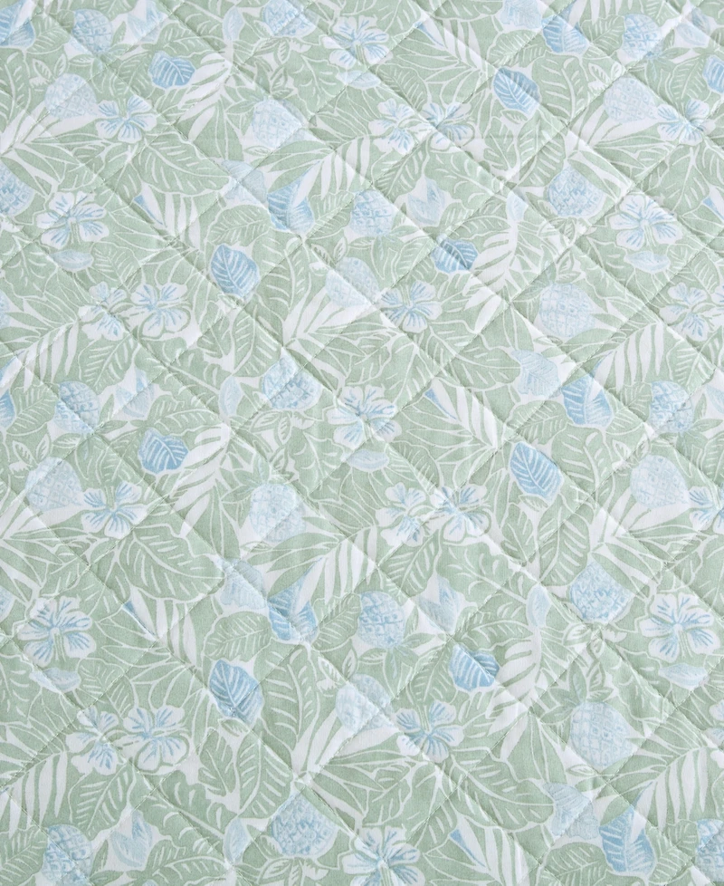 Closeout! Tommy Bahama Home Pineapple Bloom Reversible 2 Piece Quilt Set, Twin