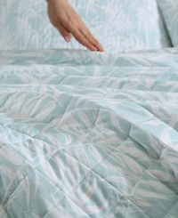 Closeout! Tommy Bahama Home Art Of Palms Reversible 2 Piece Quilt Set, Twin