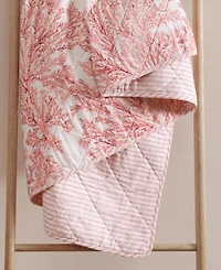Tommy Bahama Home Coral Garden Reversible Piece Quilt Set