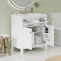 Streamdale Elegant 30-inch Modern Bathroom Vanity with Ample Storage