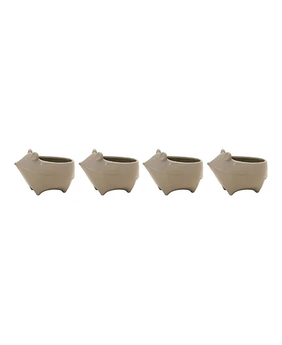Slickblue Ceramic Mouse Planter (Set of 4)