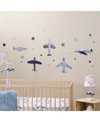 Bedtime Originals Little Aviator Airplane & Stars Wall Decals/Stickers