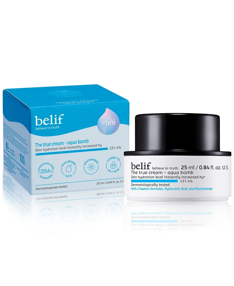 Belif The True Cream Aqua Bomb With Hyaluronic Acid, Niacinamide & Squalane