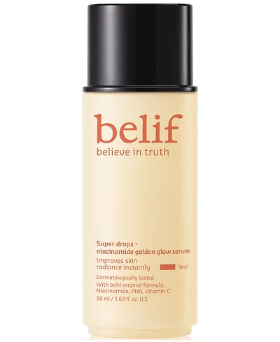 Belif Super Drops Niacinamide Golden Glow Serum with Vitamin C, 1.69 oz.