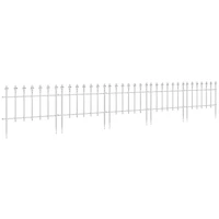 Outsunny 9.2' Garden Fence Border Edging, Pack of 5,