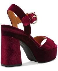 Dv Dolce Vita Women's Wayward Ankle-Strap Buckle Platform Sandals