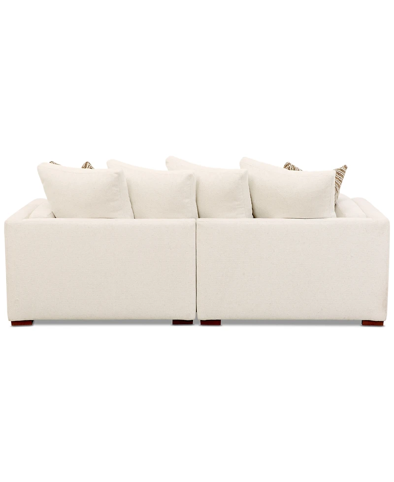Barlien 2-Pc. Modular Fabric Sofa, Created for Macy's