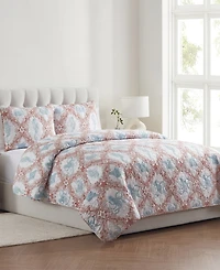 Closeout! Vcny Home Coastal 3-Piece Quilt Set, King