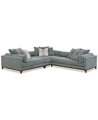 Closeout! Brendalyn 3-Pc. Modular Fabric Sectional Chaise & Sofa Set, Created for Macy's