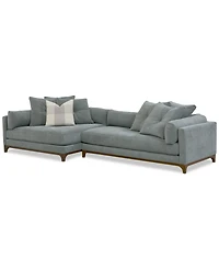 Closeout! Brendalyn 2-Pc. Modular Fabric Sectional Chaise and Sofa Set, Created for Macy's