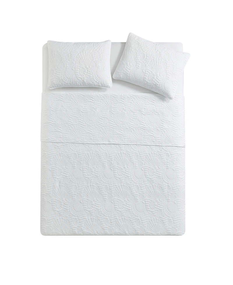 Vcny Home Ocean 3-Piece Quilt Set, Full/Queen