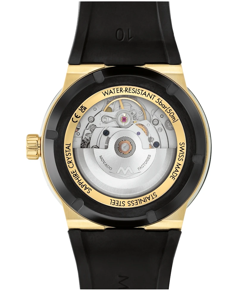 Movado Men's Bold Fusion Automatic Swiss Auto Anthracite Fabric 43.50MM Watch