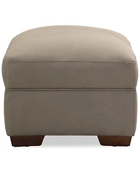 Closeout! Kovner Leather Ottoman, Created for Macy's