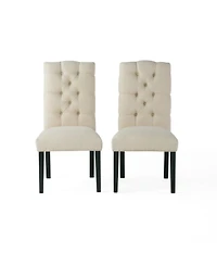 Classic Tufted Parsons Dining Chair Set of 2 with Modern Style