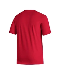 Adidas Men's Red Belgium National Team Crest T-Shirt