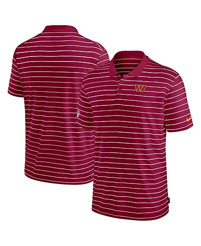 Nike Men's Burgundy Washington Commanders 2022 Sideline Lock Up Victory Performance Polo