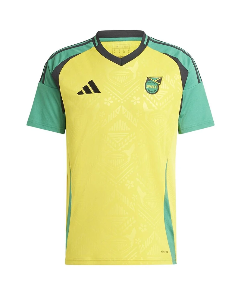 Adidas Men's Yellow Jamaica National Team 2024 Home Replica Jersey