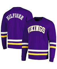 Tommy Hilfiger Men's Purple/Gold Minnesota Vikings Nolan Long Sleeve T-Shirt