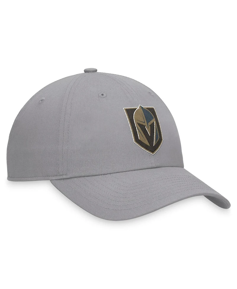 Fanatics Men's Gray Vegas Golden Knights Extra Time Adjustable Hat