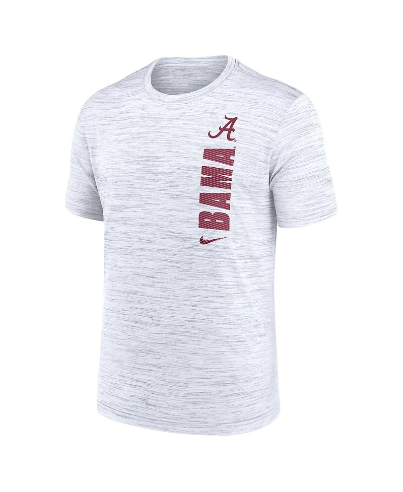 Nike Men's White Alabama Crimson Tide 2024 Sideline Velocity Performance T-Shirt