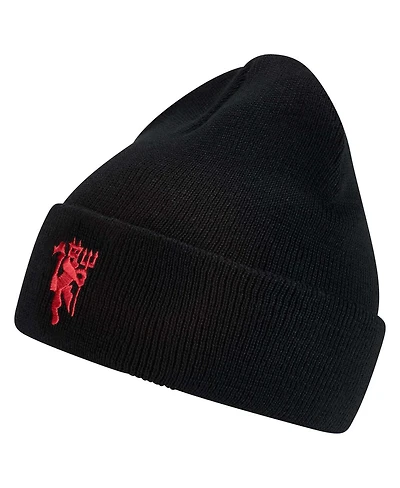 Adidas Men's Black Manchester United Woolie Cuffed Knit Hat