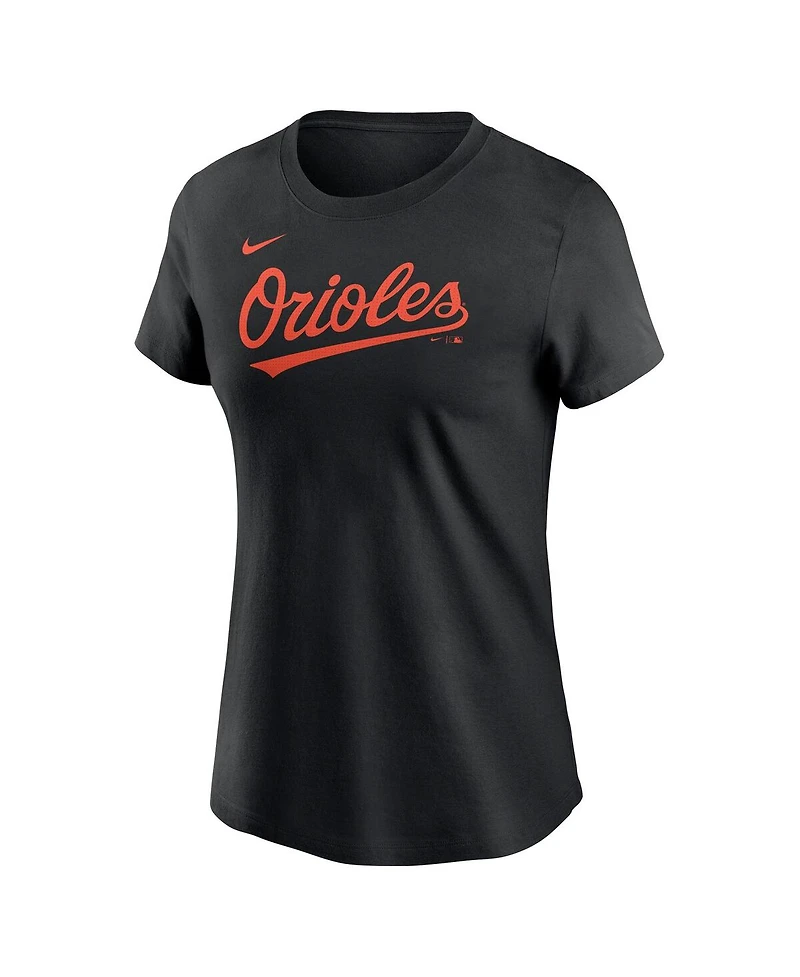 Nike Women's Jackson Holliday Black Baltimore Orioles Fuse Name Number T-Shirt