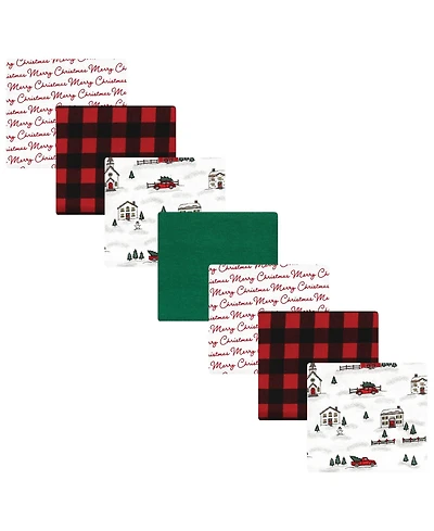 Hudson Baby Unisex Baby Cotton Flannel Receiving Blankets Bundle