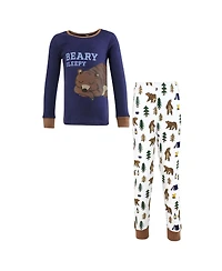 Hudson Baby Little Boys Cozy Cotton Sleepwear Outfit