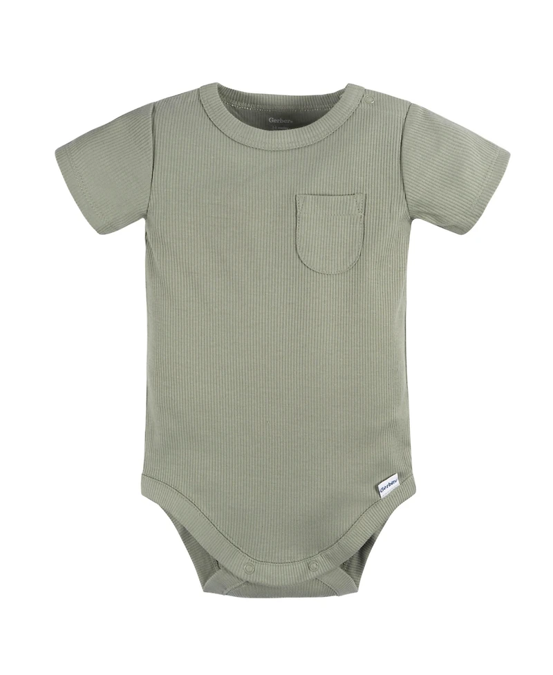 Gerber Baby Boys Bodysuit and Shorts Set, 2 Piece