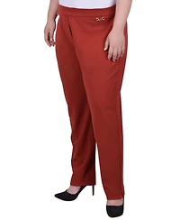Ny Collection Plus Scuba Crepe Ankle Pant