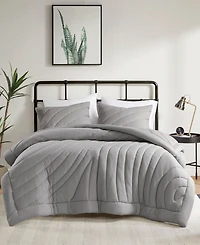 Urban Habitat Juniper Puffy 3-Pc. Comforter Set, King/California King